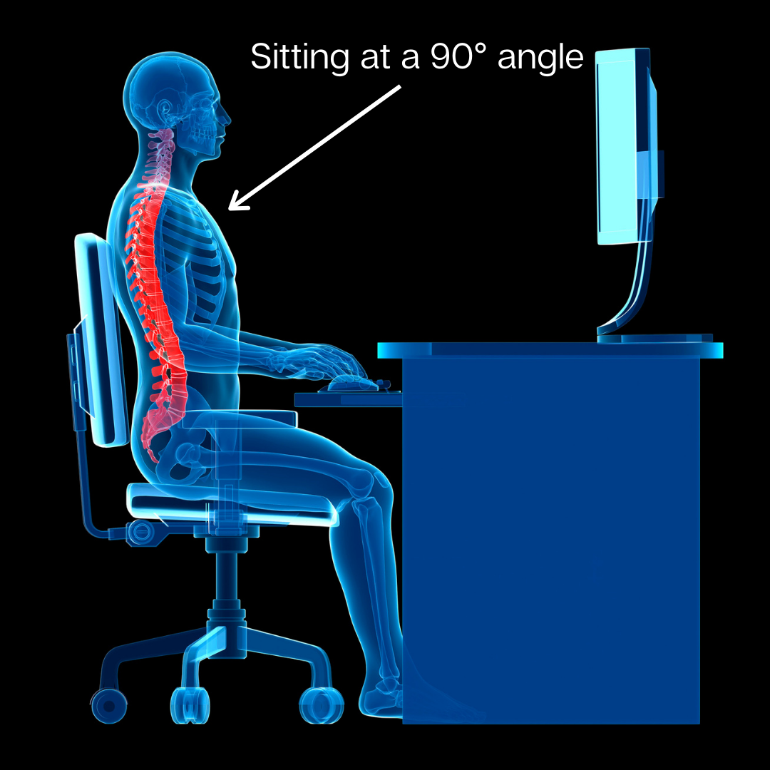 Proper Sitting Posture 90 Degree